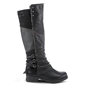Her lip to ハーリップトゥ Back Bit Knee Boots Her lip to ハーリップトゥ Back Bit Knee Boots